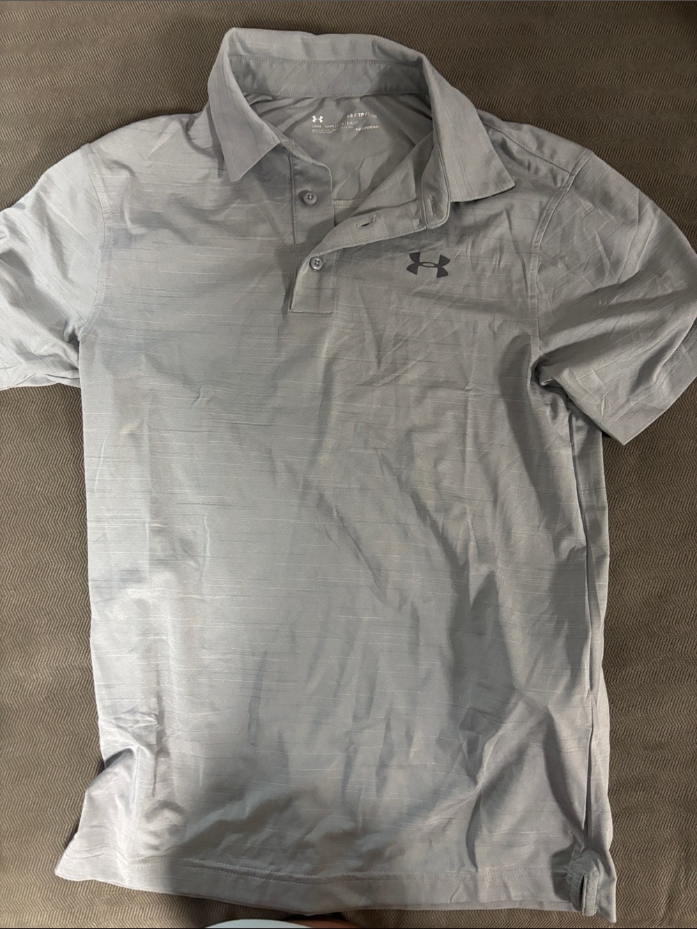 Under Armour Men's Light Gray Polo Shirt XS